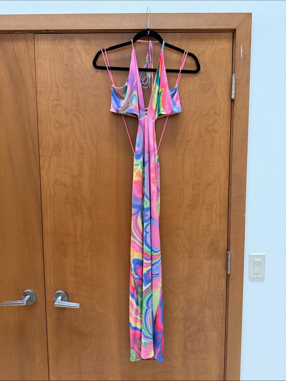 AFRM Abstract Multi Marble Dress - Picture 3 of 6